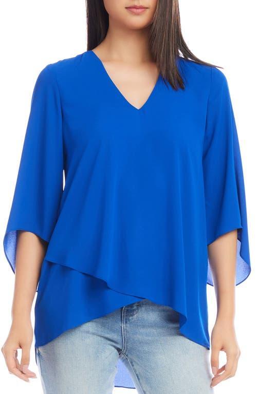 Karen Kane Asymmetrical Crepe Top Product Image