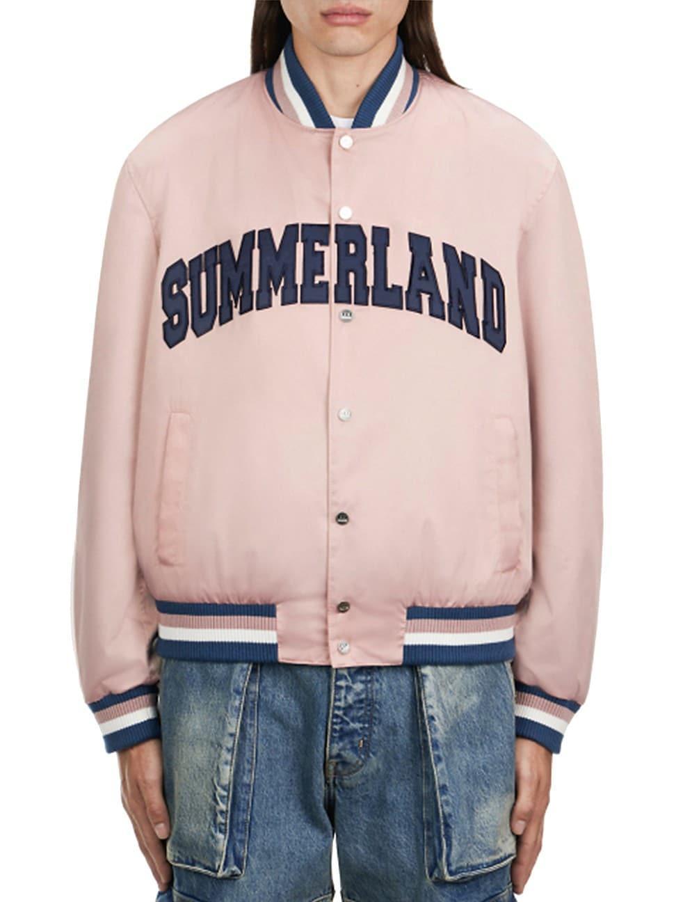 Mens Summerland Varsity Bomber Jacket Product Image