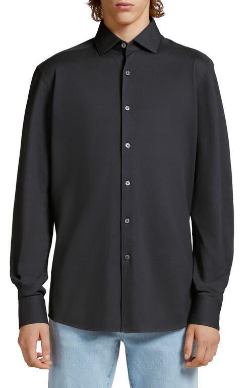 ZEGNA Cotton Button-Up Shirt Product Image