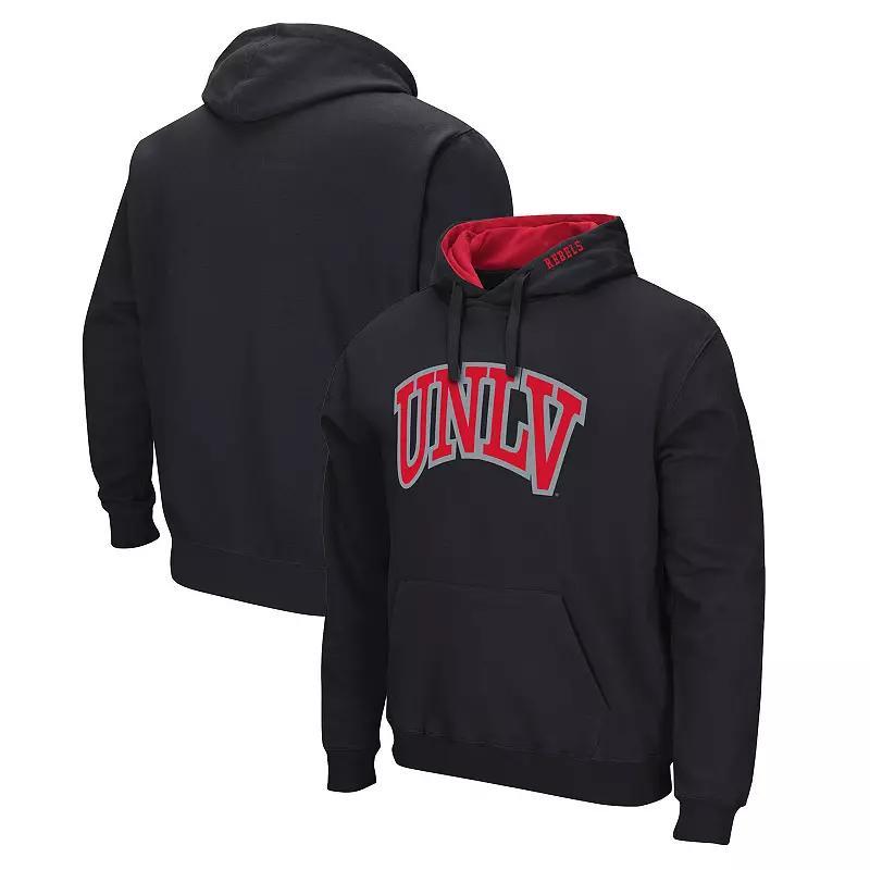 Mens Colosseum UNLV Rebels Arch and Logo Pullover Hoodie Product Image