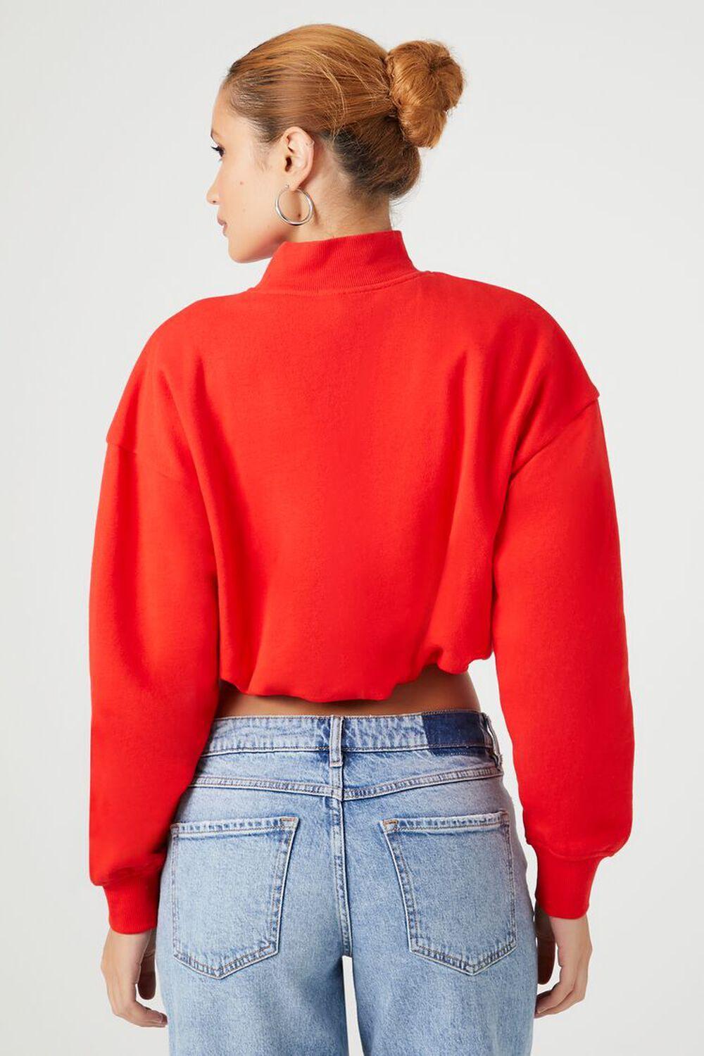 Embroidered Milano Cropped Sweater | Forever 21 Product Image