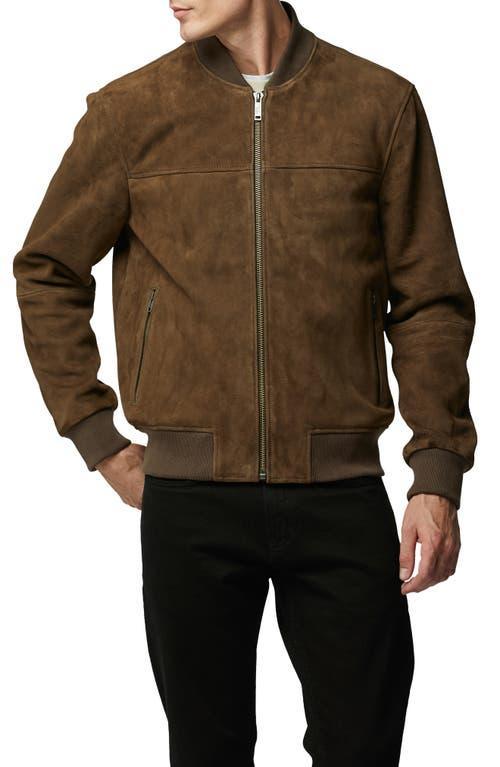 Rodd & Gunn Mens Kites Creek Suede Bomber Jacket Product Image