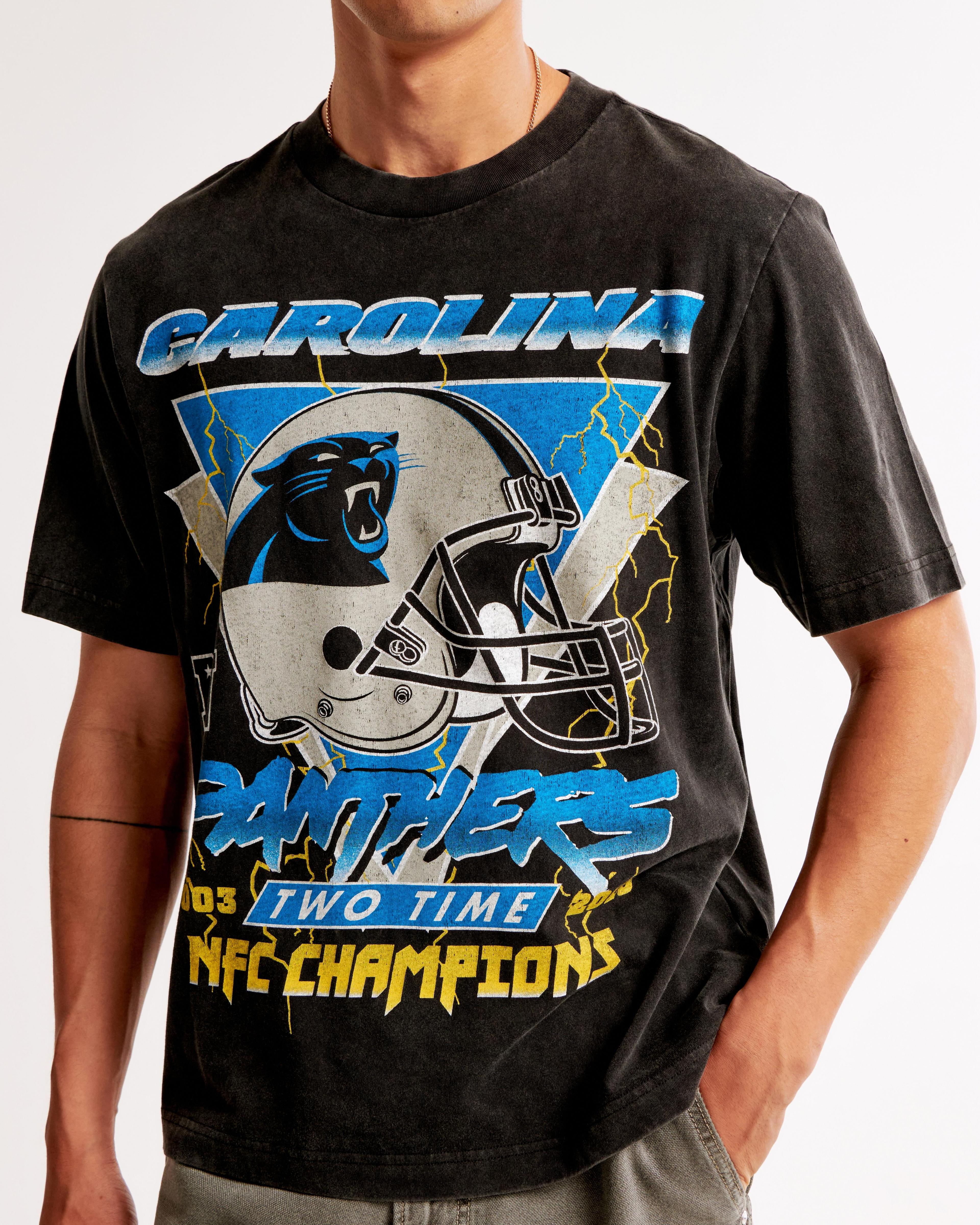 Carolina Panthers Vintage-Inspired Graphic Tee Product Image