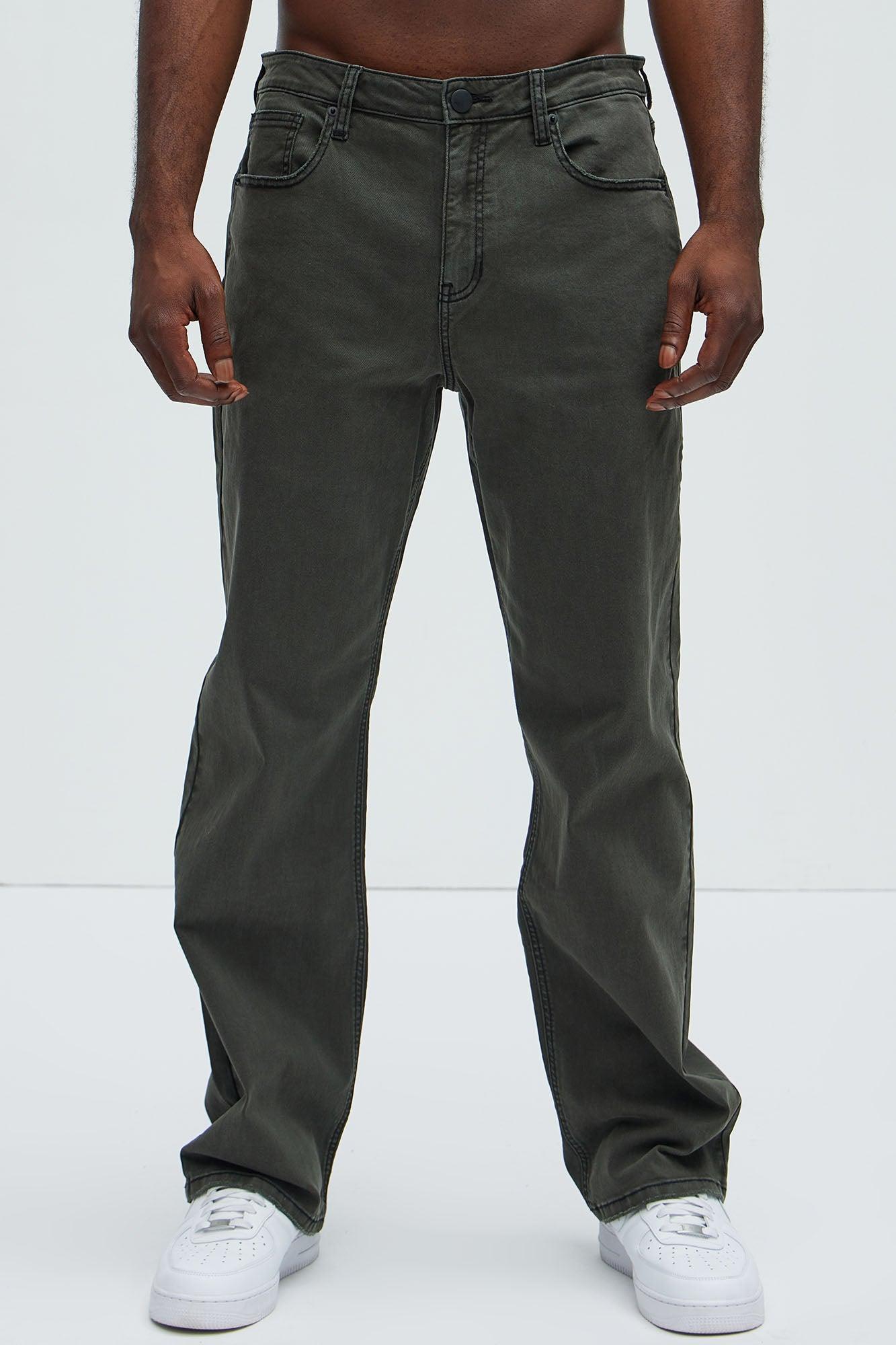 Timmy Straight Jeans - Olive Product Image