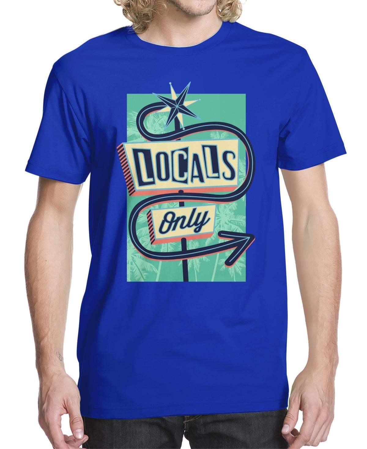 Mens Locals Only Sign Graphic T-shirt Product Image