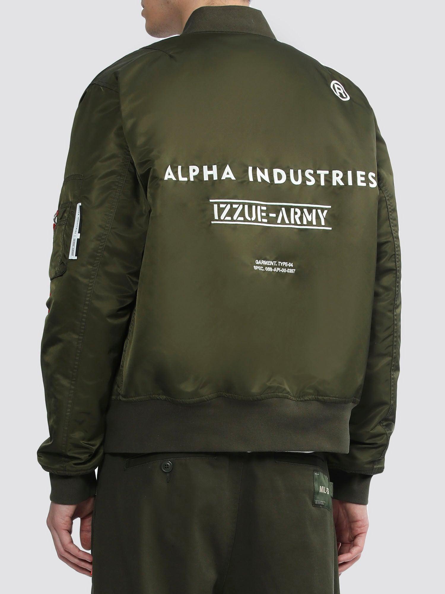 ALPHA X IZZUE MA-1 BOMBER JACKET Product Image