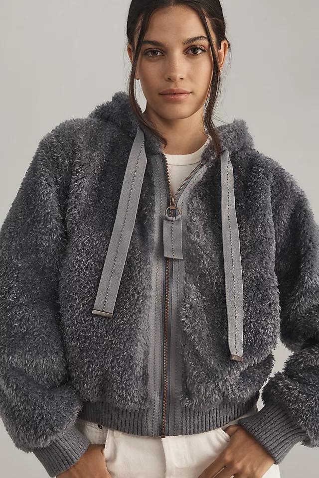 Pilcro Fuzzy Hooded Jacket Product Image