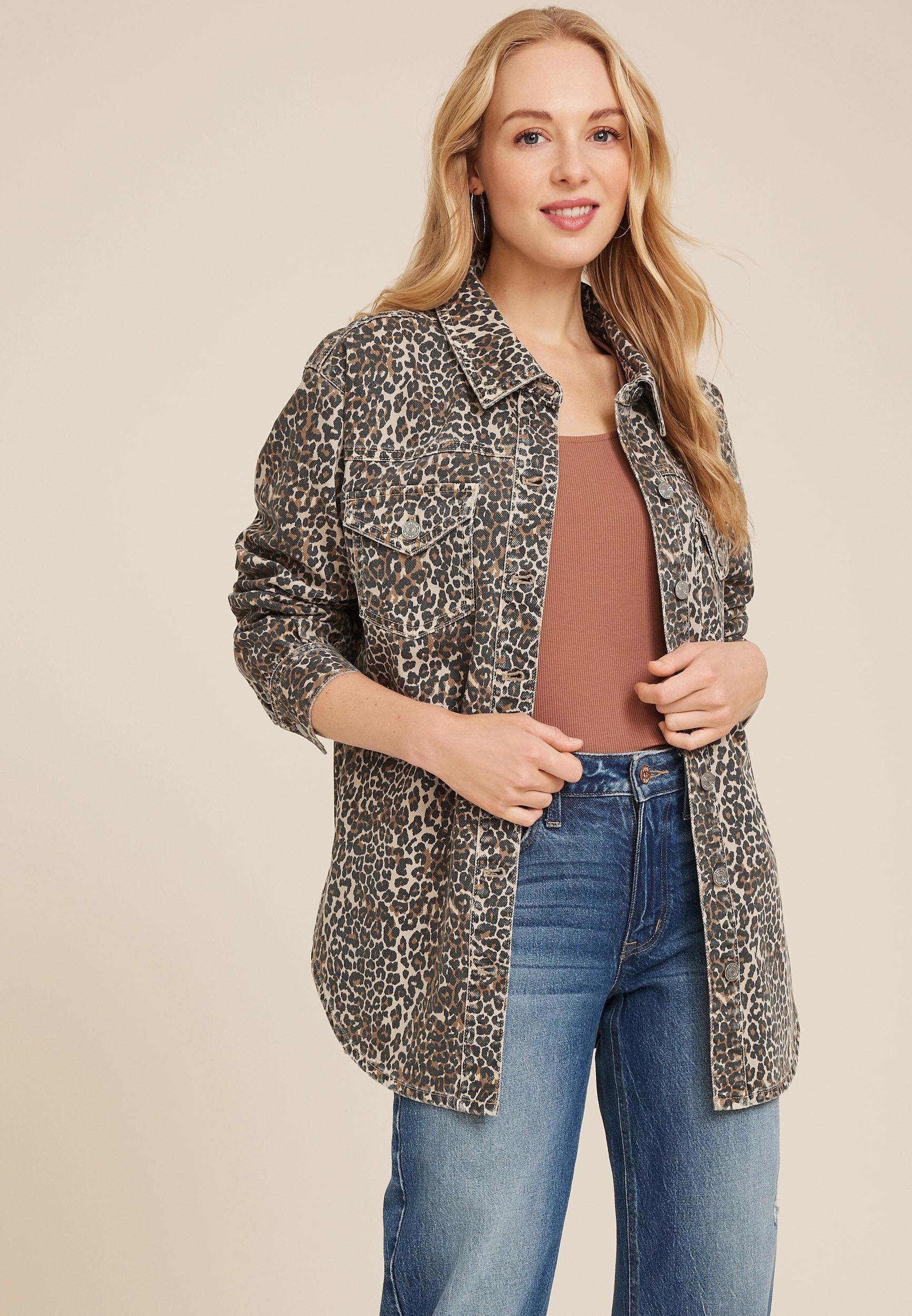 Leopard Oversized Shacket Product Image