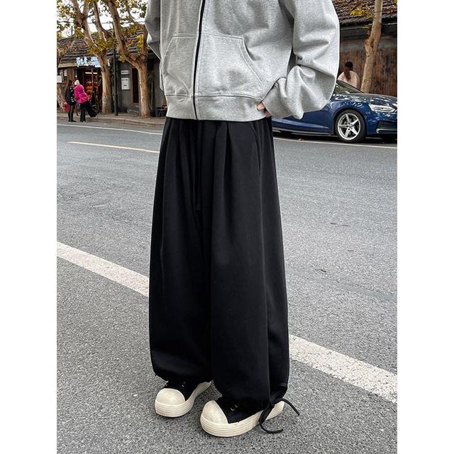 Mid Rise Plain Harem Pants Product Image