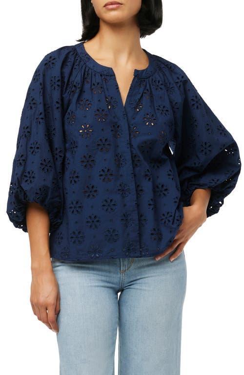 Joes The Andie Broderie Anglaise Cotton Button-Up Top Product Image