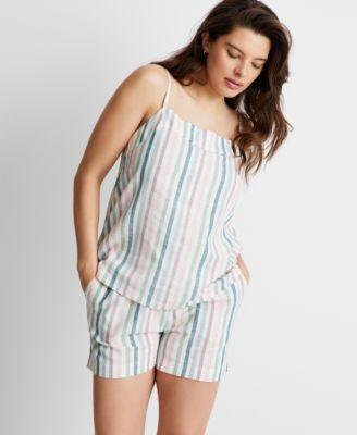 Women's 2-Pc. Sleeveless Linen Pajamas Set, Created for Macy's Product Image