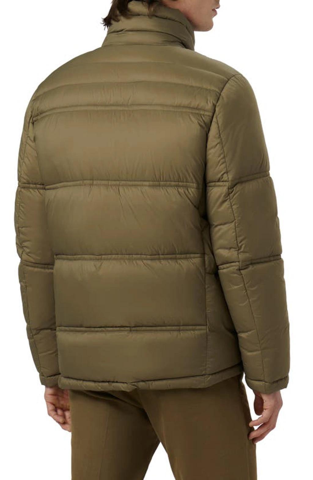 BUGATCHI Water Repellent Insulated Puffer Jacket In Khaki Product Image