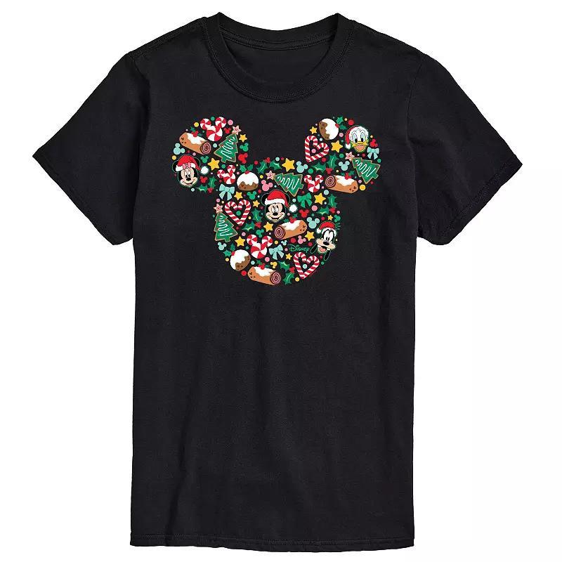 Disneys Mickey Mouse Mens Silhouette Graphic Tee Product Image