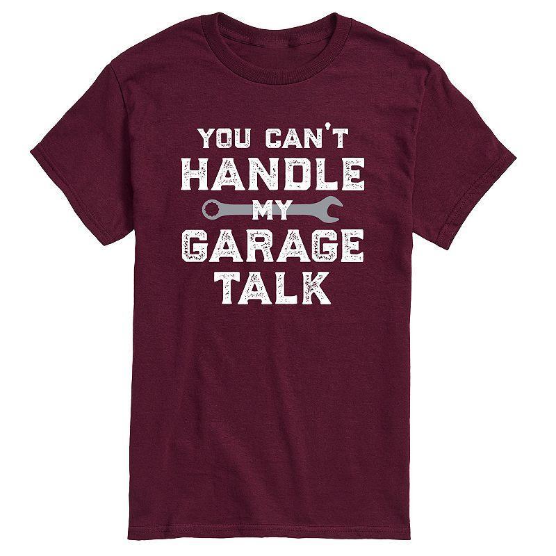 Mens Cant Handle Garage Talk Tee Blue Product Image