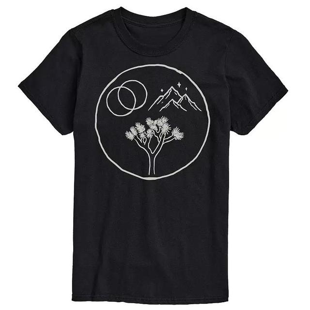 Mens Joshua Tree Graphic Tee Black Product Image