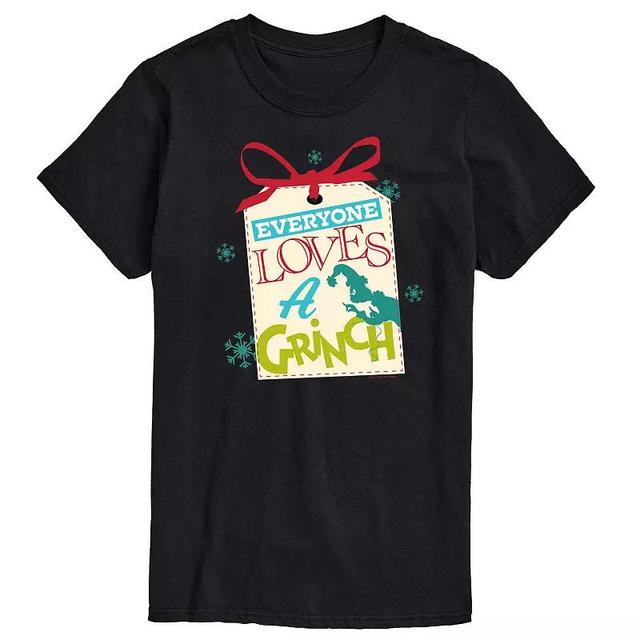 Big & Tall Dr. Seuss The Grinch Everyone Loves A Grinch Graphic Tee, Mens Product Image