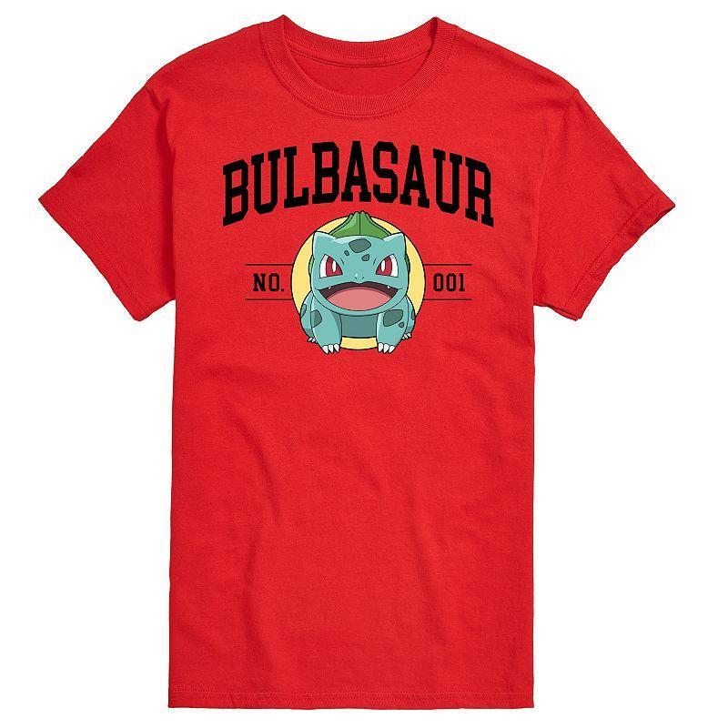 Big & Tall Pokemon Bulbasaur Collegiate Graphic Tee, Mens Product Image