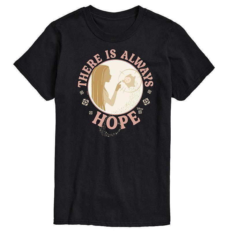 Disneys Wish Asha and Star Mens There Is Always Hope Graphic Tee Product Image