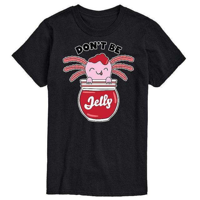 Big & Tall Dont Be Jelly Axlotl Graphic Tee, Mens Blue Product Image