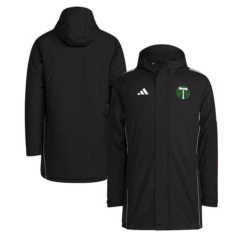 Mens adidas Portland Timbers Tiro 24 Full-Zip Hoodie Winter Parka Product Image