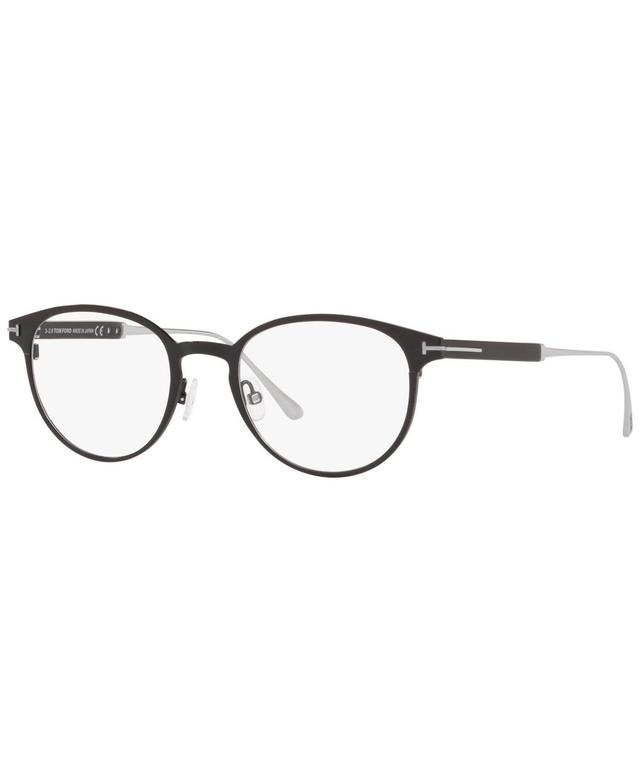 Tom Ford TR000975 Mens Round Eyeglasses - Black Product Image