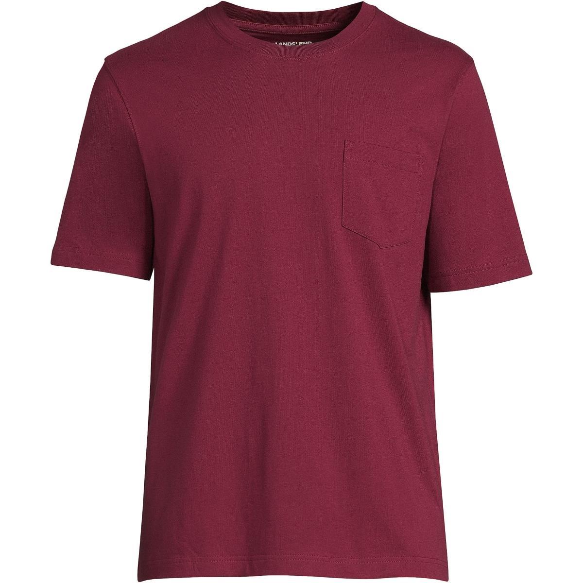 Lands End Mens Super-t Short Sleeve T-Shirt with Pocket Product Image