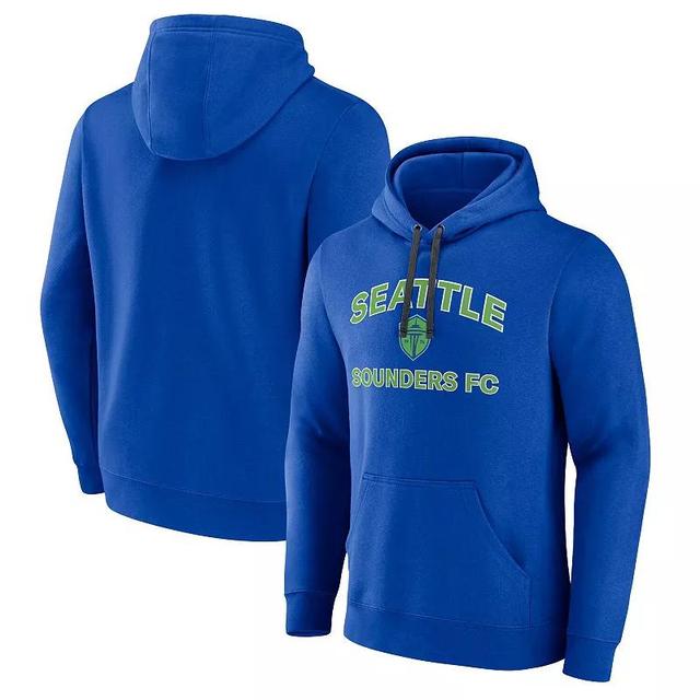 Mens Fanatics Blue Seattle Sounders Fc Heart & Soul Pullover Hoodie Product Image