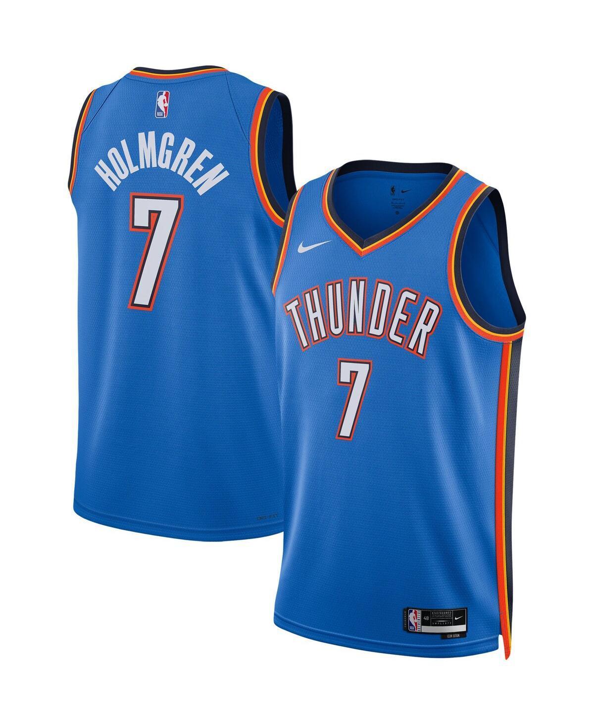 Unisex Nike Chet Holmgren Oklahoma City Thunder 2022 NBA Draft First Round Pick Player Swingman Jersey - Icon Edition, Adult Unisex Product Image