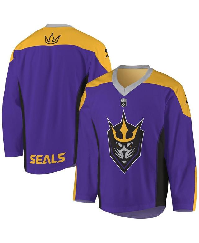 Mens Purple, Gold San Diego Seals Replica Jersey - Purple, Gold Product Image