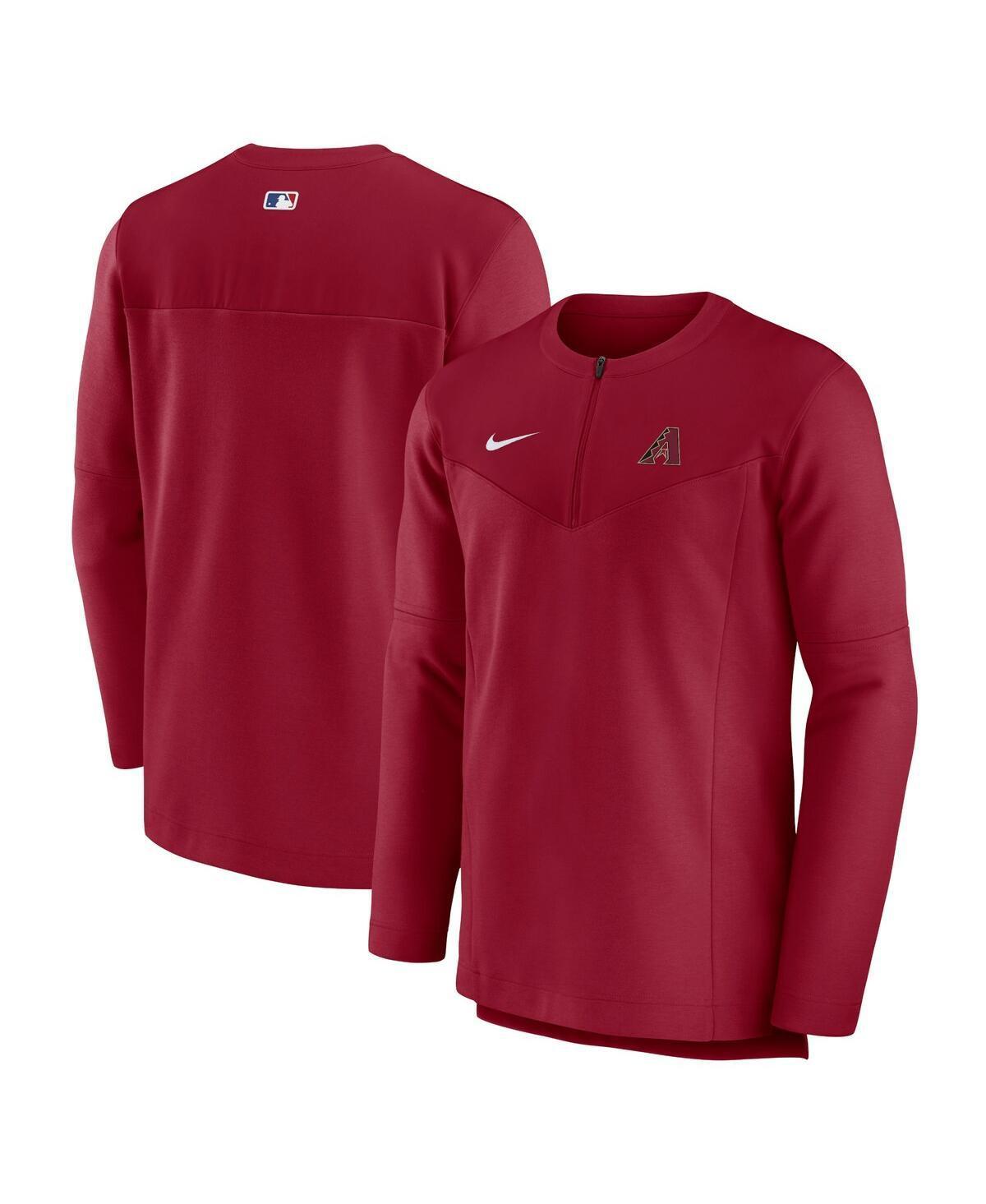 Mens Nike Red Arizona Diamondbacks Authentic Collection Game Time Performance Half-Zip Top Product Image