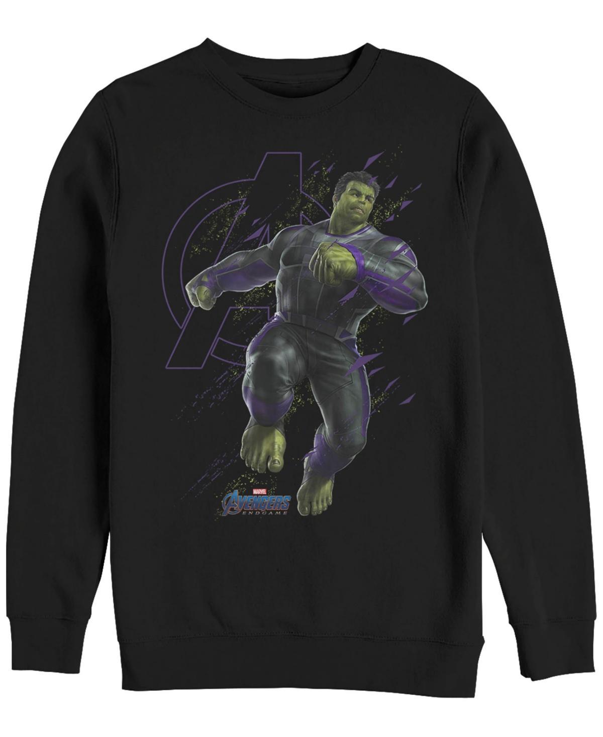 Mens Marvel Avengers Endgame Hulk Sweatshirt Black Product Image