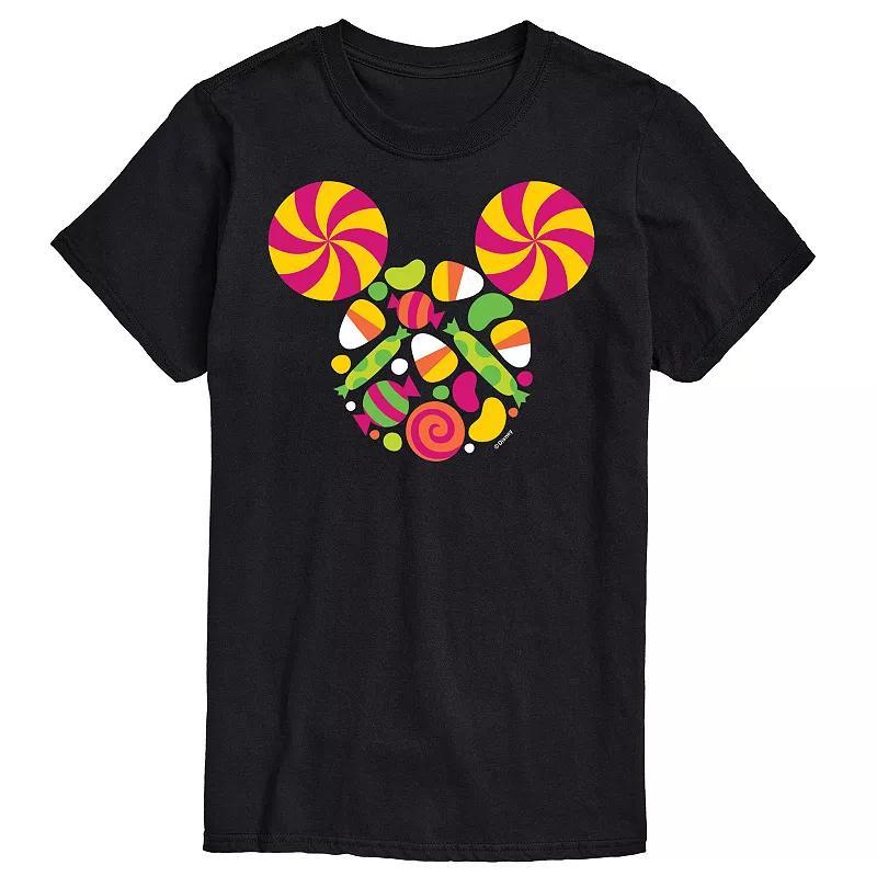 Disneys Mickey Mouse Mens Candy Graphic Tee Product Image