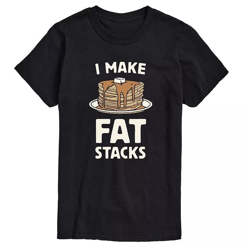 Mens I Make Fat Stacks Pancakes Tee Product Image