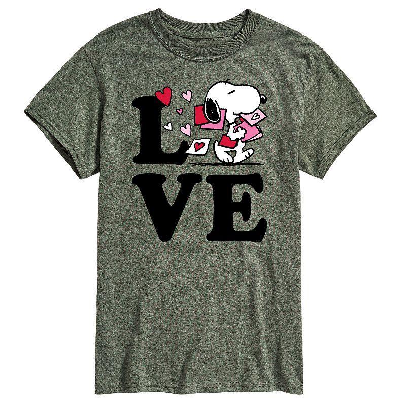 Mens Peanuts Love Snoopy Tee Product Image