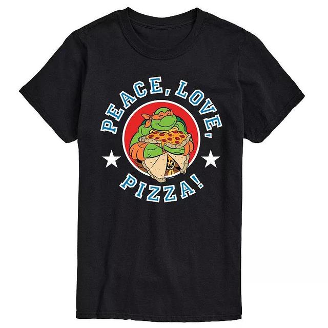 Mens Teenage Mutant Ninja Turtles Peace Love Graphic Tee Product Image