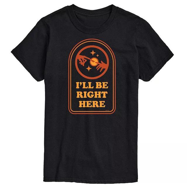 Mens ET Ill Be Right Here Tee Black Product Image