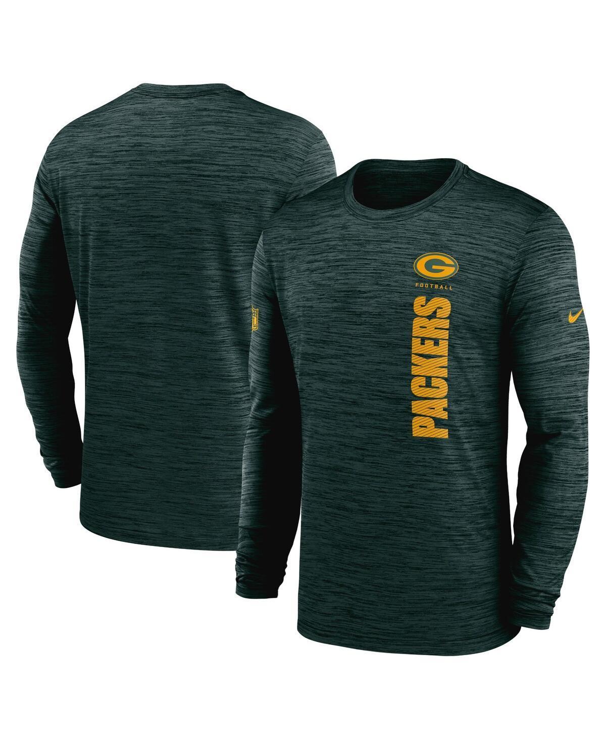 Nike Mens Green Green Bay Packers 2024 Sideline Velocity Performance Long Sleeve T-Shirt Product Image