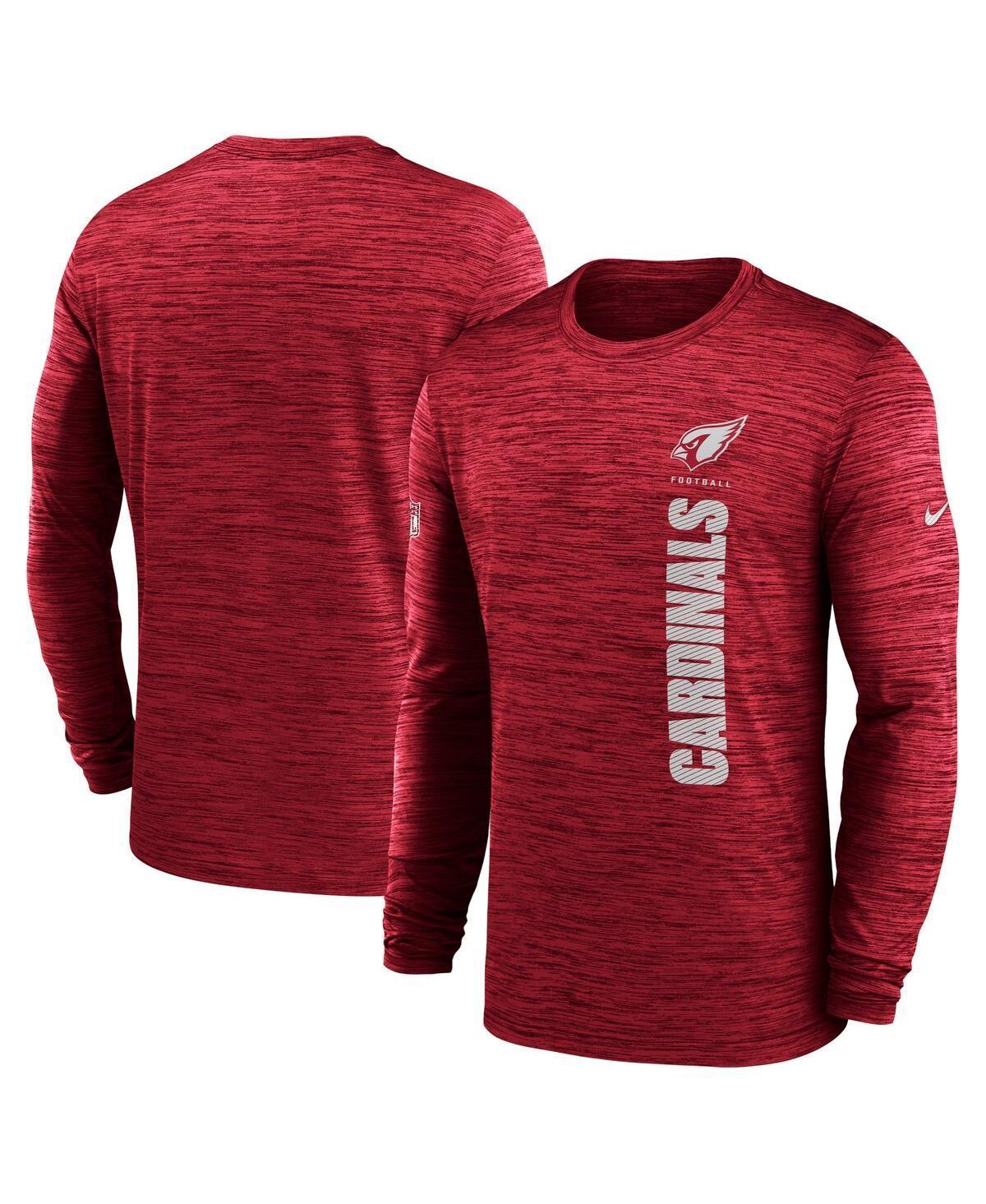 Nike Mens Cardinal Arizona Cardinals 2024 Sideline Velocity Performance Long Sleeve T-Shirt Product Image