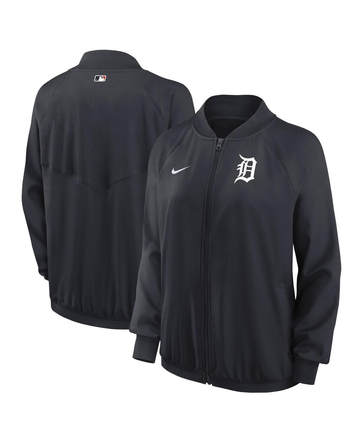 Womens Nike Black Chicago White Sox Authentic Collection Team Raglan Performance Full-Zip Jacket Product Image