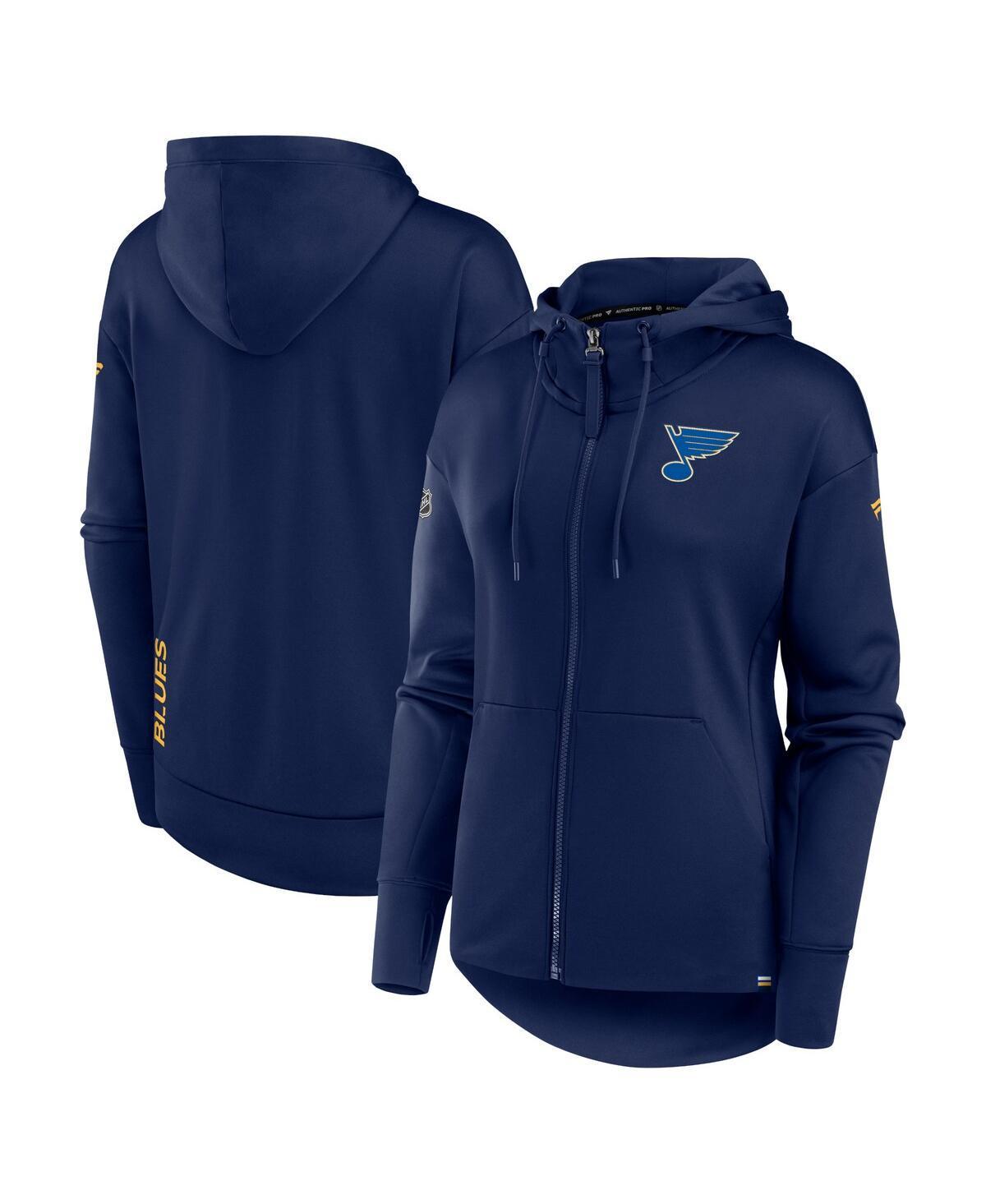 Womens Fanatics Branded St. Louis Blues Authentic Pro Scuba Full-Zip Hoodie Product Image