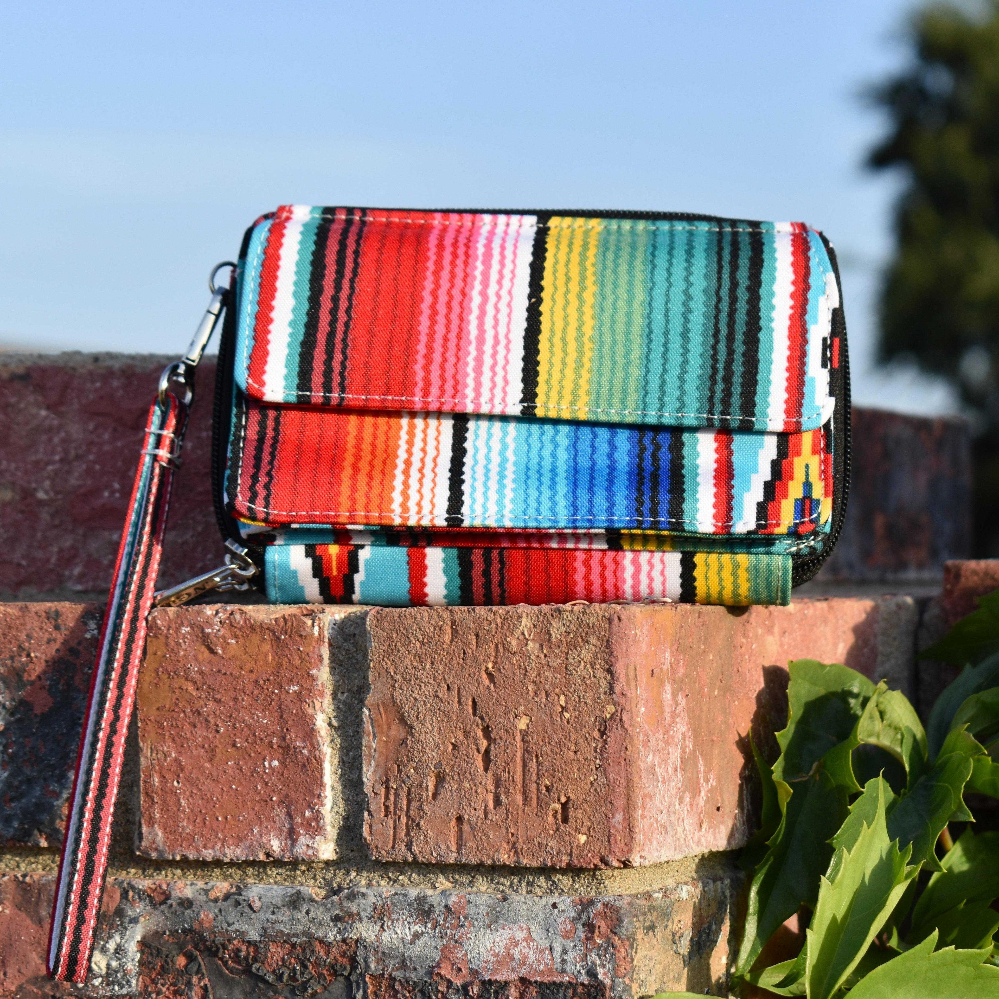 Serape Aztec Crossbody Wallet Product Image