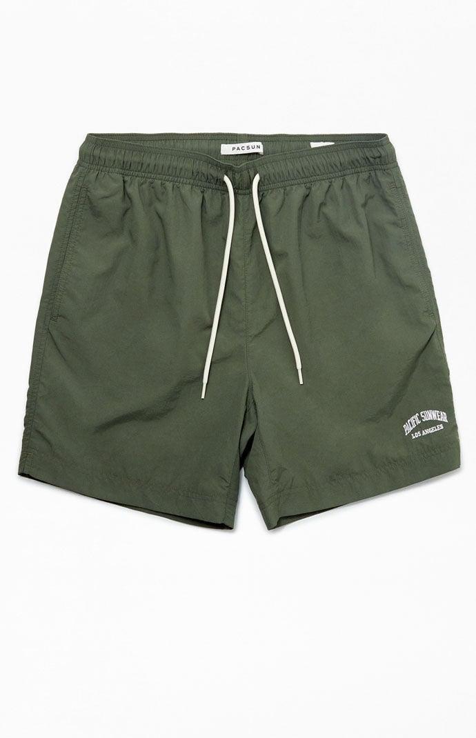 Men's Nylon Collegiate 6.5" Swim Trunks - Product Image