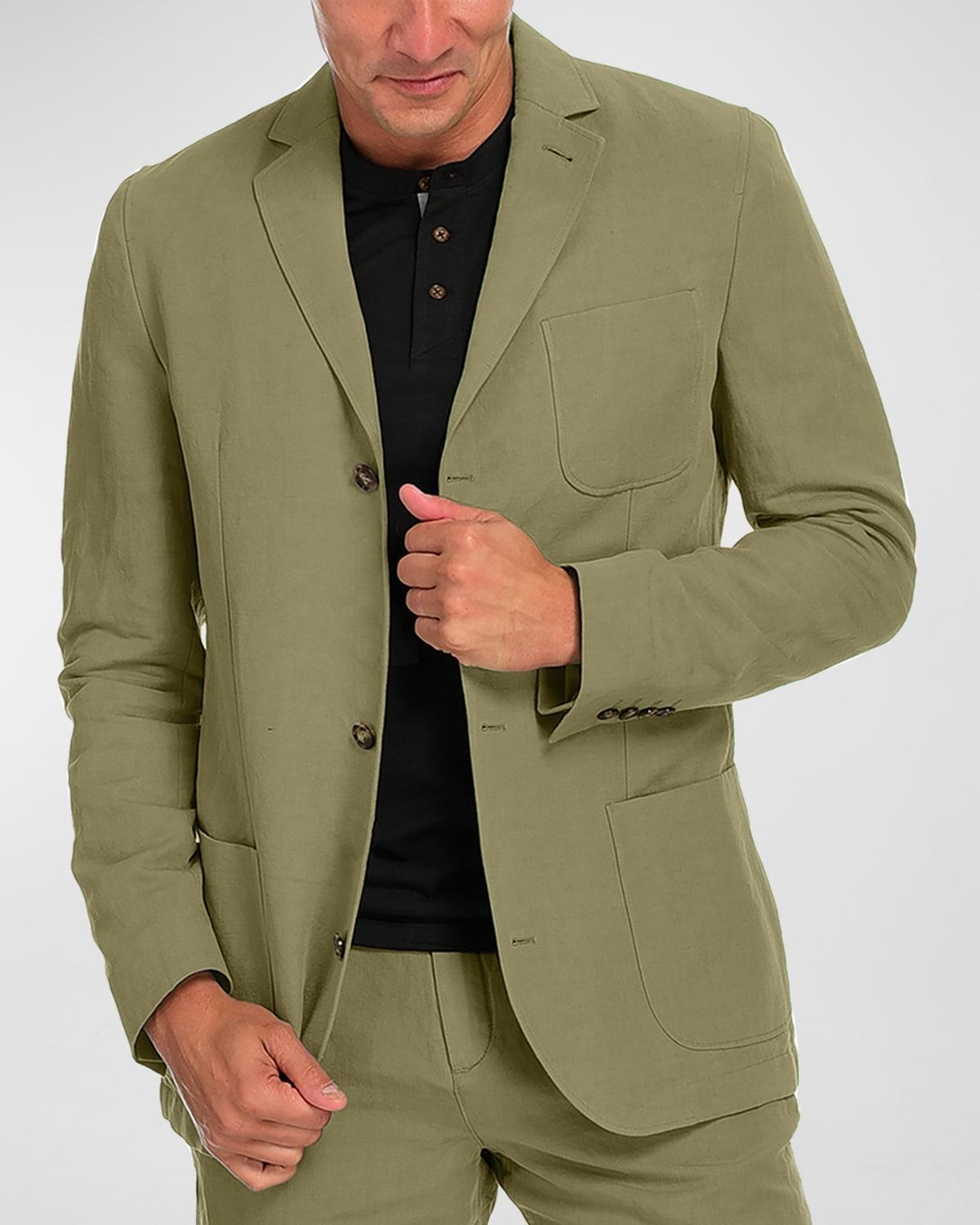 Mens Collins Cotton-Linen Sport Jacket Product Image