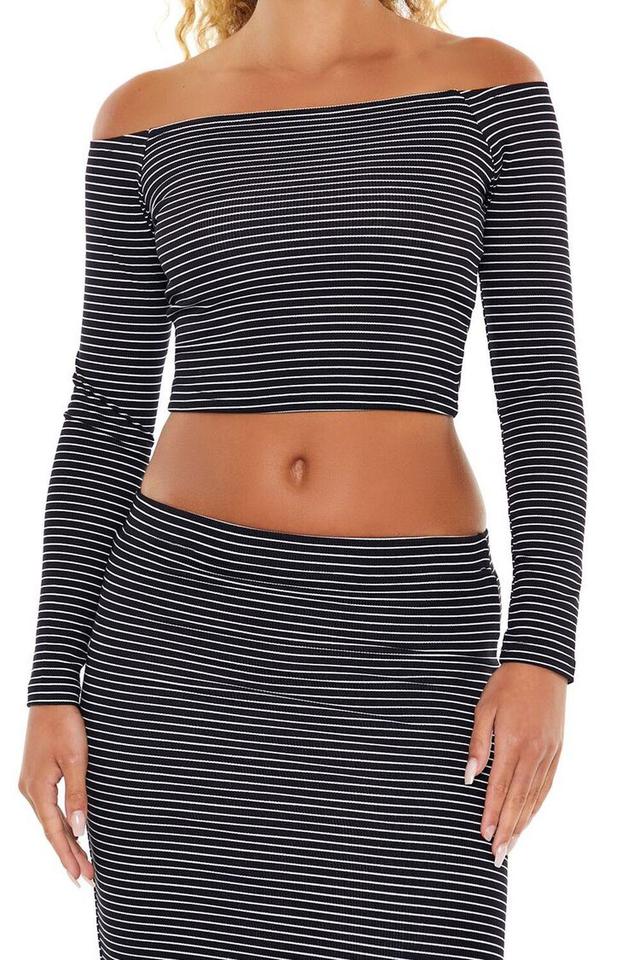 Striped Crop Top & Maxi Skirt Set | Forever 21 Product Image