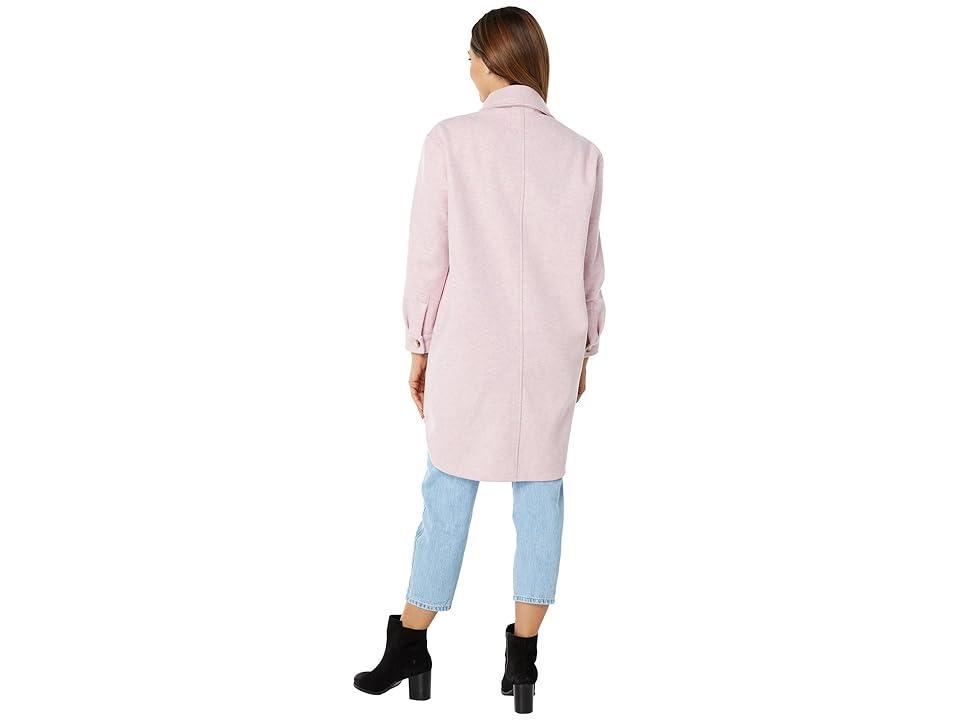 Blank NYC Faux Wool Long Shirt Jacket Women's Clothing Product Image