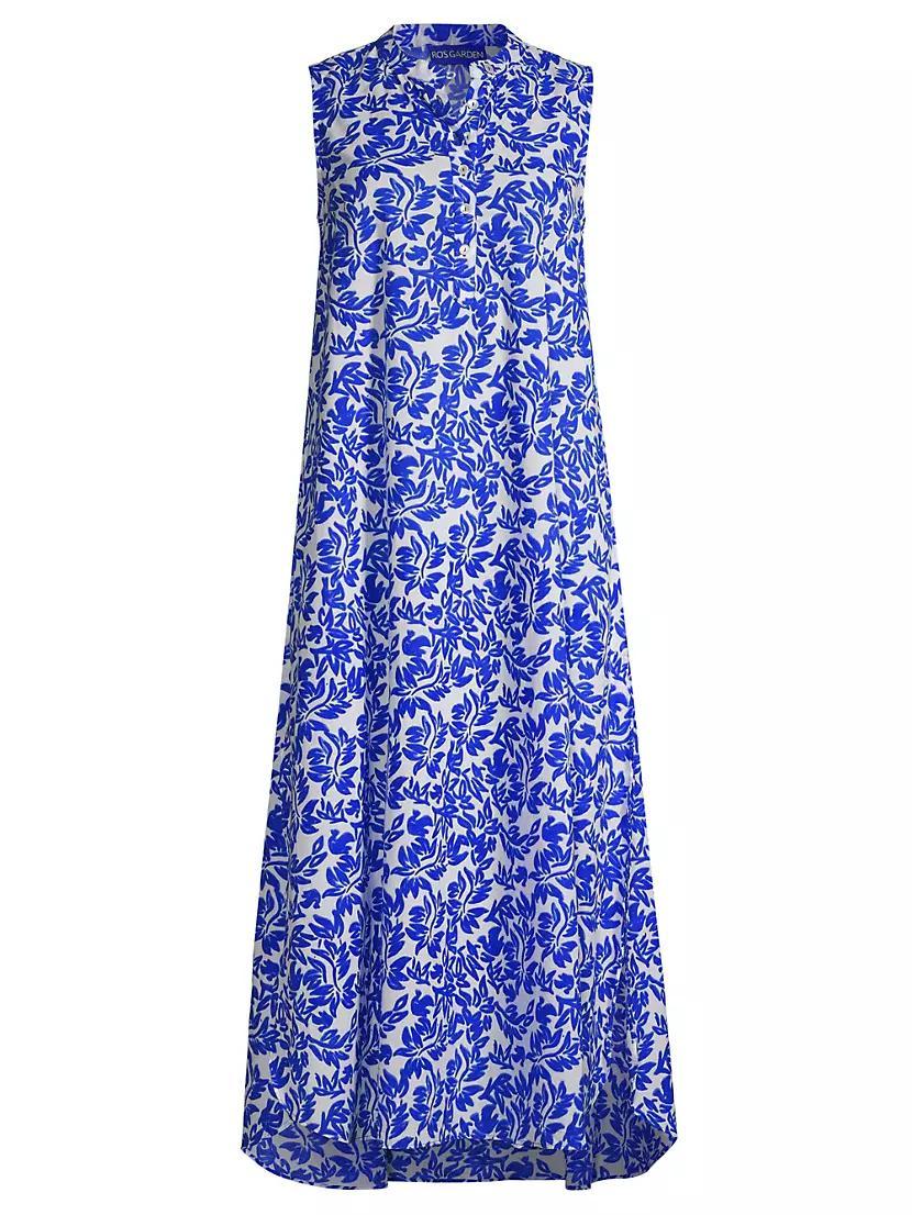 Devina Floral Cotton Midi-Dress Product Image