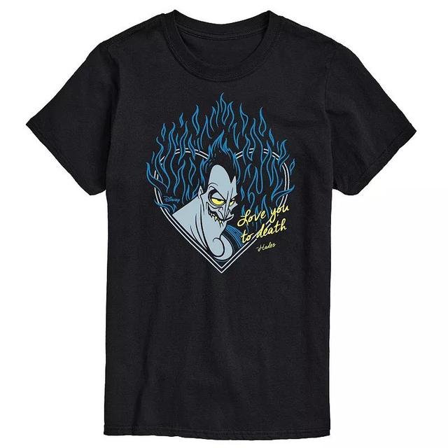 Disney Villains Hades Mens Love You to Death Graphic Tee Product Image