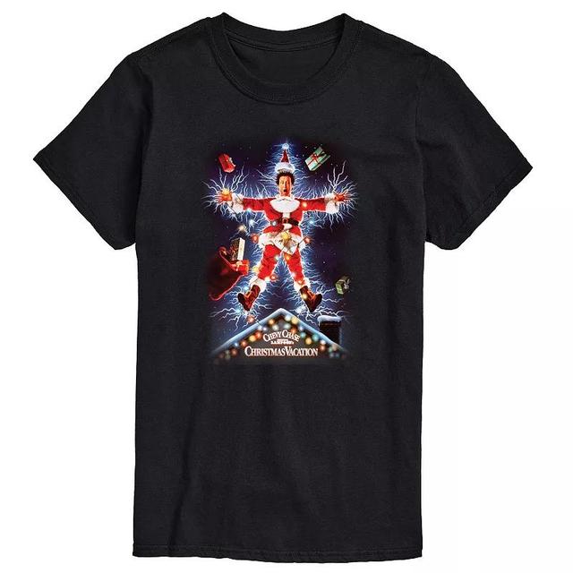 Mens National Lampoons Christmas Vacation Electric Santa Graphic Tee Product Image