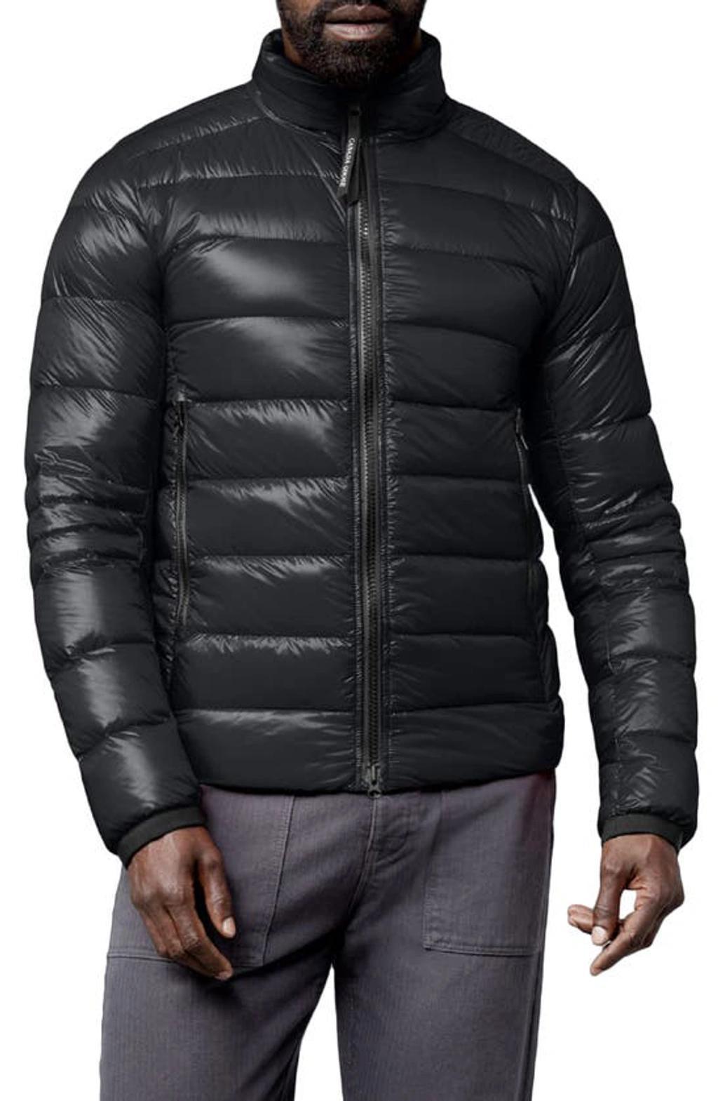 CANADA GOOSE Crofton Packable 750 Fill Power Down Hooded Jacket In Carbon Product Image