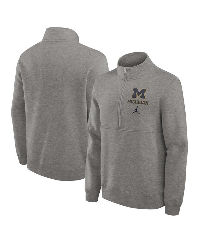 Men's Michigan Wolverines Primetime Club Jordan College 1/2-Zip Crew Product Image